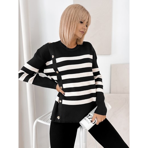 sweter umberto czarny one size ze sklepu UBRA w kategorii Swetry damskie - zdjęcie 185958629