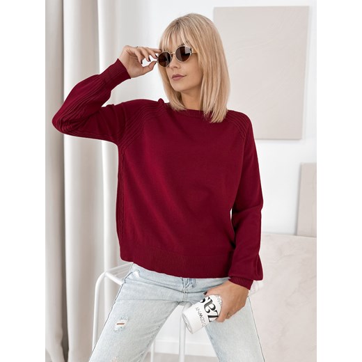 sweter federica bordowy one size ONE SIZE UBRA
