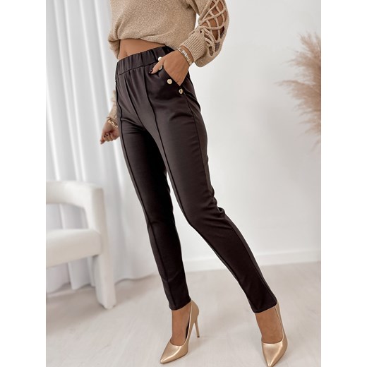 spodnie ramones ciemnobrązowe one size ONE SIZE UBRA