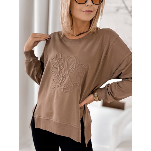 bluza tancredi brązowa one size ONE SIZE UBRA