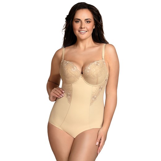 Vivisence 6001 Body wyszczuplające, beżowy ze sklepu kontri.pl w kategorii Body damskie - zdjęcie 185959725