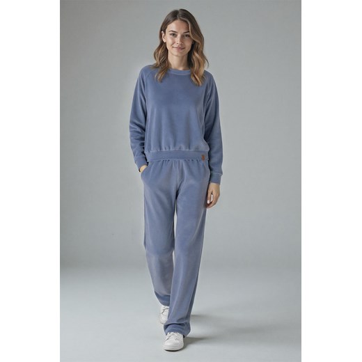Komplet bluza+spodnie Vivisence 9206kmpl błękitny ze sklepu kontri.pl w kategorii Dresy damskie - zdjęcie 185959925