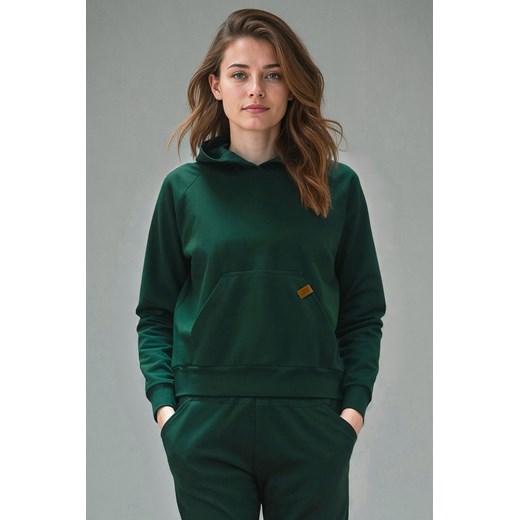 Bluza nierozpinana Vivisence 9003 zielony ze sklepu kontri.pl w kategorii Bluzy damskie - zdjęcie 185959967