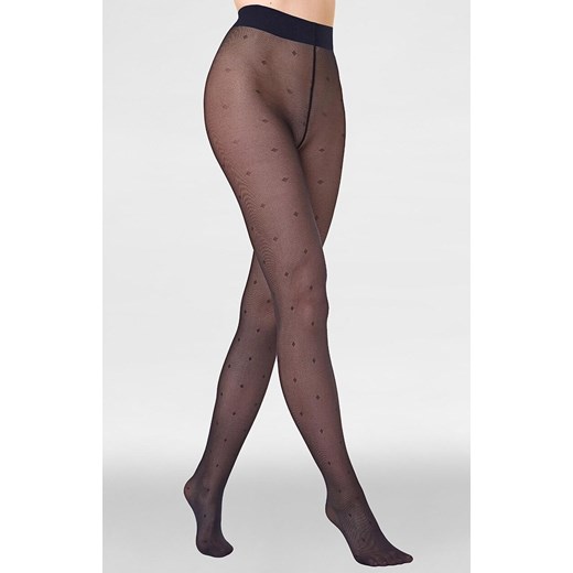Marilyn cienkie rajstopy z delikatnym wzorem w romby 20 DEN Allure F05, Kolor czarny, Rozmiar 1/2, Marilyn ze sklepu Primodo w kategorii Rajstopy - zdjęcie 185961277