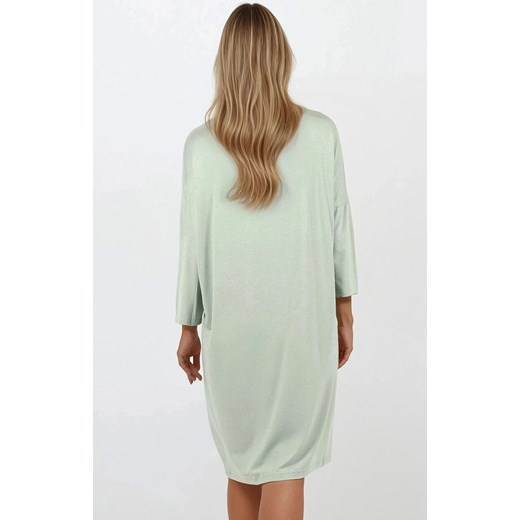 Koszula nocna damska miętowa Synergie With Nature, Kolor miętowy, Rozmiar S, Momenti per me ze sklepu Primodo w kategorii Koszule nocne - zdjęcie 185961558