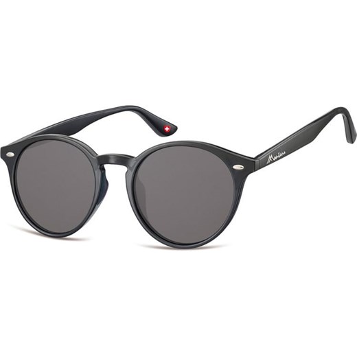 Okulary przeciwsłoneczne okrągłe czarne lenonki S20 - id: 2722 - marki Montana - 185961915 Okulary przeciwsłoneczne okrągłe czarne lenonki S20 ze sklepu Stylion w kategorii Zegarki - zdjęcie 185961915