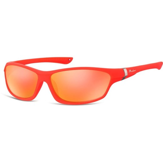 Okulary dziecięce sportowe Unisex czerwone matowe lustrzane CS90B ze sklepu Stylion w kategorii Zegarki - zdjęcie 185961947