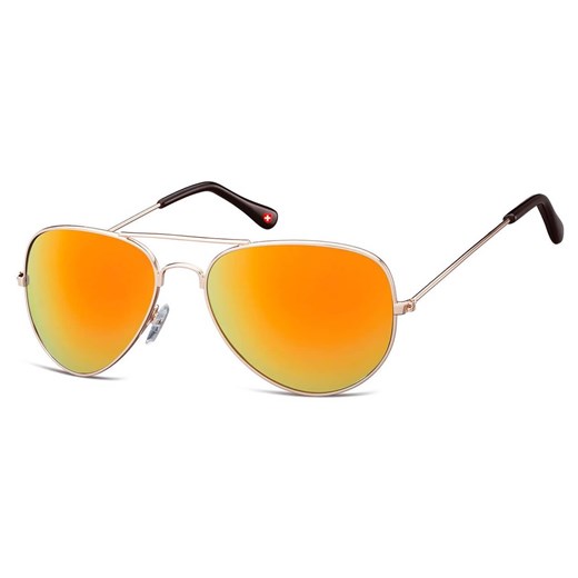 Okulary przeciwsłoneczne pilotki lustrzanki Montana MS96I złote ze sklepu Stylion w kategorii Zegarki - zdjęcie 185961957