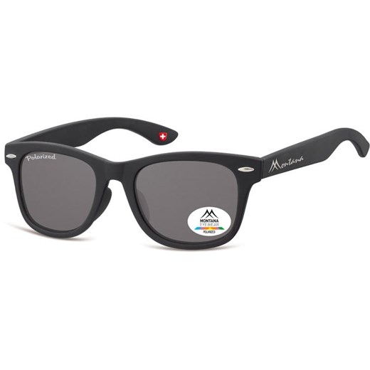 Okulary dziecięce nerdy Montana 967 polaryzacyjne matowe czarne ze sklepu Stylion w kategorii Okulary przeciwsłoneczne męskie - zdjęcie 185961965