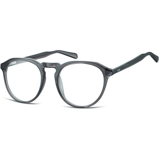 Okrągłe Okulary oprawki Lenonki zerówki korekcyjne Sunoptic AC21B ciemny szary ze sklepu Stylion w kategorii Zegarki - zdjęcie 185962005