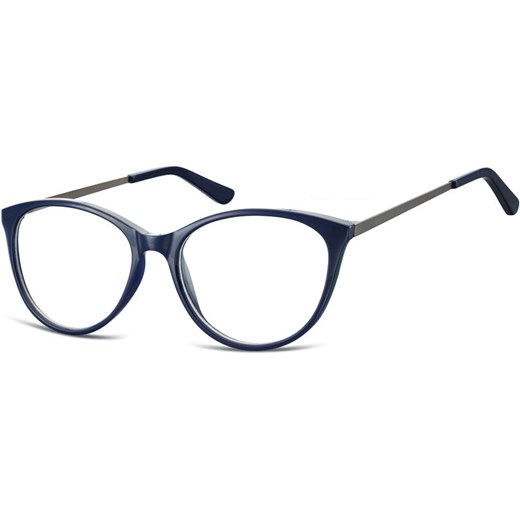 Okulary oprawki zerówki korekcyjne Kocie Unisex Sunoptic AC27C ciemnogranatowe ze sklepu Stylion w kategorii Okulary korekcyjne damskie - zdjęcie 185962026