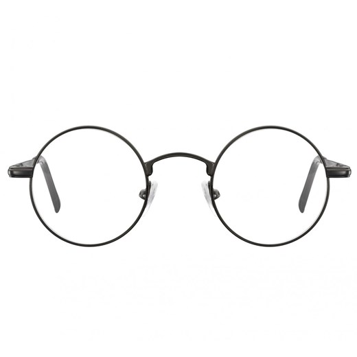Okulary dziecięce zerówki okrągłe lenonki M5 czarny ze sklepu Stylion w kategorii Okulary przeciwsłoneczne męskie - zdjęcie 185962105