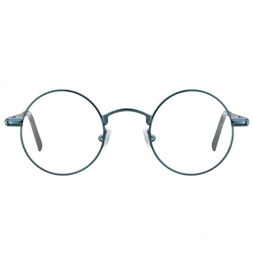 Okulary dziecięce zerówki okrągłe lenonki M5D niebieskawo-zielone - id: 3040 - marki Sunoptic - 185962109 Okulary dziecięce zerówki okrągłe lenonki M5D niebieskawo-zielone ze sklepu Stylion w kategorii Akcesoria dziecięce - zdjęcie 185962109