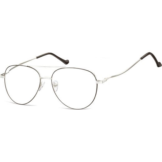 Okulary oprawki Pilotki zerówki metalowe korekcyjne 932 srebrne + czarne - id: 3248 - marki Sunoptic - 185962195 Okulary oprawki Pilotki zerówki metalowe korekcyjne 932 srebrne + czarne ze sklepu Stylion w kategorii Oprawki do okularów męskich - zdjęcie 185962195