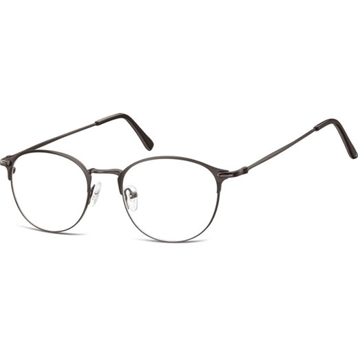 Lenonki okrągłe Okulary oprawki optyczne 933G czarne ze sklepu Stylion w kategorii Zegarki - zdjęcie 185962209