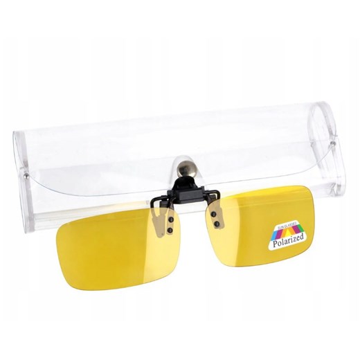 Nakładki polaryzacyjne na okulary korekcyjne - żółte rozjaśniające + ETUI - NA-160 ze sklepu Stylion w kategorii Okulary przeciwsłoneczne męskie - zdjęcie 185962238