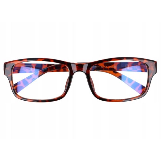Prostokątne a'la Nerdy zerówki z Antyrefleksem okulary z filtrem ST1202A ze sklepu Stylion w kategorii Zegarki - zdjęcie 185962239