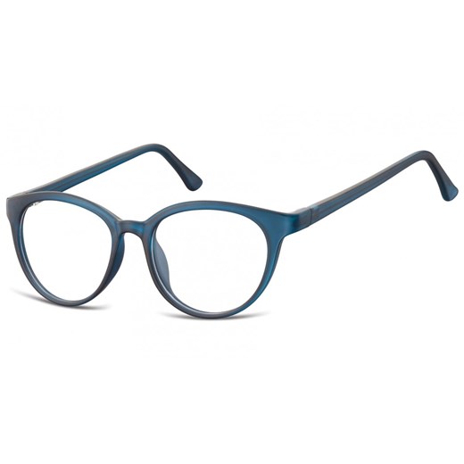Okulary oprawki korekcyjne okrągłe Lenonki zerówki Sunoptic CP140D granatowe transparentne - id: 3513 - marki Sunoptic - 185962326 Okulary oprawki korekcyjne okrągłe Lenonki zerówki Sunoptic CP140D granatowe transparentne ze sklepu Stylion w kategorii Zegarki - zdjęcie 185962326