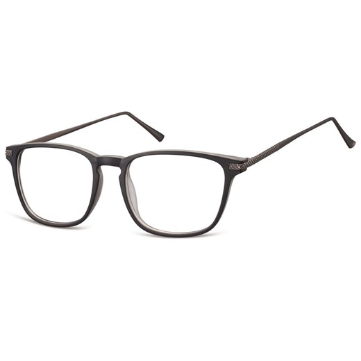 Okulary oprawki korekcyjne Nerdy zerówki Sunoptic CP144A czarne + przezroczyste ze sklepu Stylion w kategorii Okulary korekcyjne męskie - zdjęcie 185962348