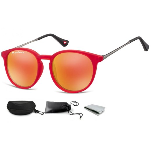 Okulary dziecięce lenonki Unisex lustrzanki matowe CS71B ze sklepu Stylion w kategorii Okulary przeciwsłoneczne dziecięce - zdjęcie 185962388