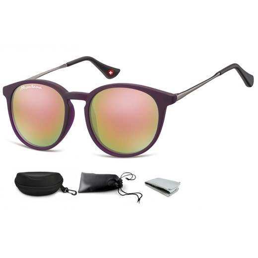 Okulary dziecięce lenonki Unisex lustrzanki matowe CS71C ze sklepu Stylion w kategorii Okulary przeciwsłoneczne dziecięce - zdjęcie 185962389