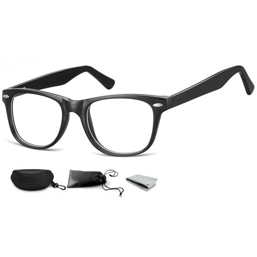 Okulary oprawki zerówki korekcyjne Nerdy Flex Sunoptic AC15 czarne ze sklepu Stylion w kategorii Zegarki - zdjęcie 185962416