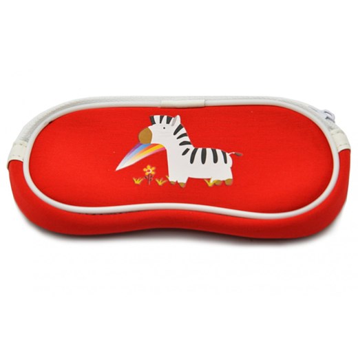 Etui Futerał na okulary dla dzieci Czerwone z zebrą SC-10C - id: 3728 - marki Stylion - 185962459 Etui Futerał na okulary dla dzieci Czerwone z zebrą SC-10C ze sklepu Stylion w kategorii Zegarki - zdjęcie 185962459