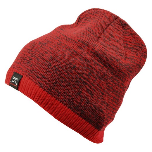 Męska Zimowa Czapka Czerwono-czarna z polarem - L/XL TOMORROW ST-511A ze sklepu Stylion w kategorii Zegarki - zdjęcie 185962506