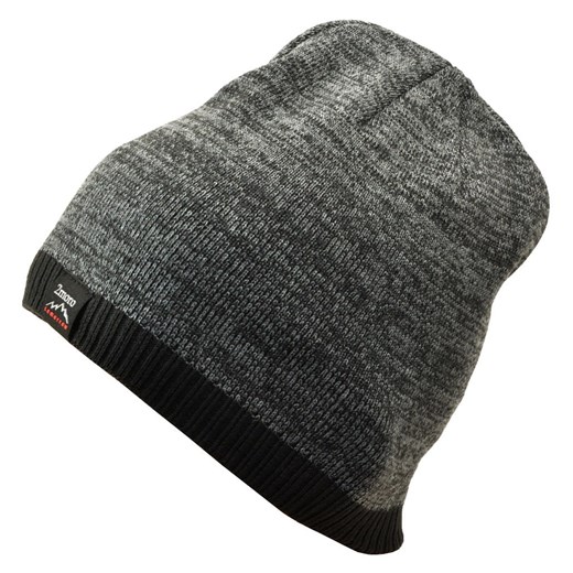 Męska Zimowa Czapka Szaro-czarna z polarem - L/XL TOMORROW ST-511B ze sklepu Stylion w kategorii Zegarki - zdjęcie 185962507