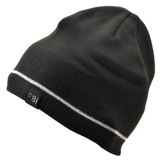 Męska Zimowa Czapka Czarna z polarem - L/XL FBI ST-533B ze sklepu Stylion w kategorii Zegarki - zdjęcie 185962515