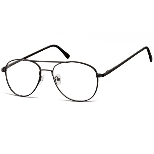 Okulary oprawki dziecięce zerówki Pilotki MK3-44 czarne - id: 3839 - marki Sunoptic - 185962526 Okulary oprawki dziecięce zerówki Pilotki MK3-44 czarne ze sklepu Stylion w kategorii Czapki zimowe męskie - zdjęcie 185962526