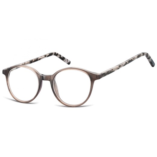 Okulary oprawki zerówki korekcyjne lenonki Unisex Sunoptic AC23H szary + szary szylkret ze sklepu Stylion w kategorii Zegarki - zdjęcie 185962566