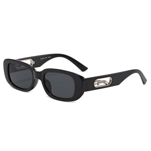 Damskie owalne okulary przeciwsłoneczne z filtrem UV400 czarne ST-FAS1A - id: 309 - marki Stylion - 185962579 Damskie owalne okulary przeciwsłoneczne z filtrem UV400 czarne ST-FAS1A ze sklepu Stylion w kategorii Okulary przeciwsłoneczne damskie - zdjęcie 185962579