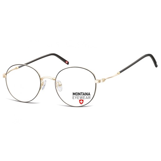Lenonki okulary Oprawki optyczne MM598D czarno-złote ze sklepu Stylion w kategorii Zegarki - zdjęcie 185962635