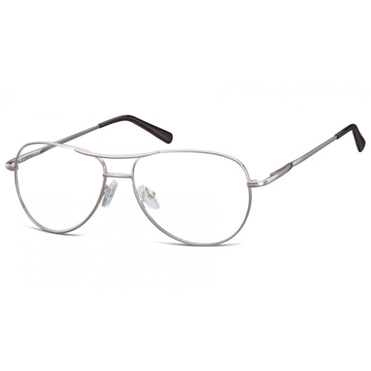 Okulary oprawki dziecięce zerówki Pilotki MK1-49B srebrne ze sklepu Stylion w kategorii Akcesoria dziecięce - zdjęcie 185962656