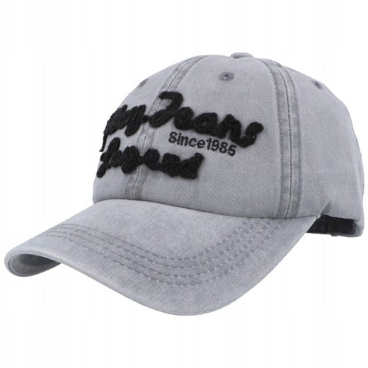 Czapka z Daszkiem Play Jeans bejsbolówka szara PJ3688-2 ze sklepu Stylion w kategorii Zegarki - zdjęcie 185962676