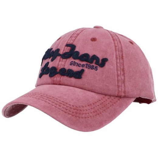 Czapka z Daszkiem Play Jeans bejsbolówka bordowa PJ3688-3 ze sklepu Stylion w kategorii Zegarki - zdjęcie 185962677