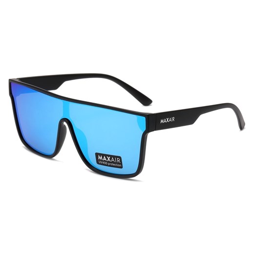 Męskie okulary przeciwsłoneczne pełne MAXAIR z filtrem UV400 Black/Blue ST-MAX3B ze sklepu Stylion w kategorii Okulary przeciwsłoneczne męskie - zdjęcie 185962689
