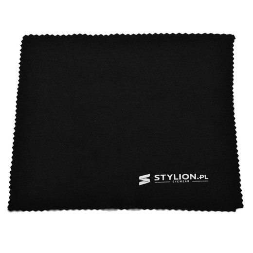 Czarna ściereczka do okularów z mikrofibry Stylion.pl 15x15 ze sklepu Stylion w kategorii Zegarki - zdjęcie 185962705