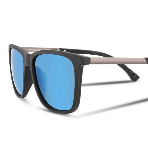 Okulary Nerdy polaryzacyjne czarne POL-764 Lustrzane ze sklepu Stylion w kategorii Okulary przeciwsłoneczne męskie - zdjęcie 185962886