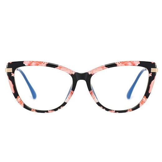 Kocie Okulary damskie z filtrem BLUE Light do komputera zerówki 2546-2 ze sklepu Stylion w kategorii Okulary zerówki damskie - zdjęcie 185963019