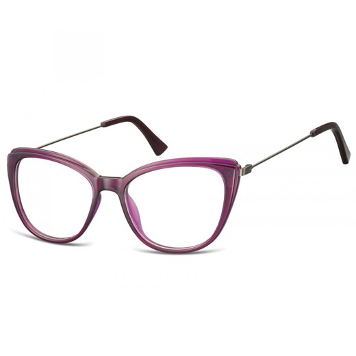 Okulary oprawki zerówki korekcyjne Kocie Oczy Sunoptic AC8C fioletowe ze sklepu Stylion w kategorii Czapki zimowe męskie - zdjęcie 185963037