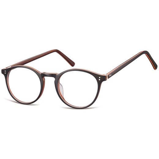 Okrągłe okulary oprawki zerowki korekcyjne Sunoptic AC43D ze sklepu Stylion w kategorii Zegarki - zdjęcie 185963149