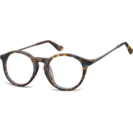 Okrągłe okulary oprawki zerowki korekcyjne Sunoptic AC47H ze sklepu Stylion w kategorii Okulary korekcyjne męskie - zdjęcie 185963158