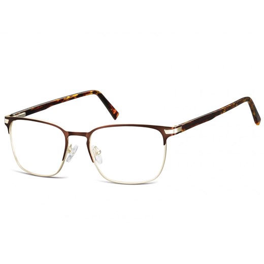 Okulary oprawki optyczne korekcyjne Sunoptic 917F złoto-brązowe ze sklepu Stylion w kategorii Zegarki - zdjęcie 185963245