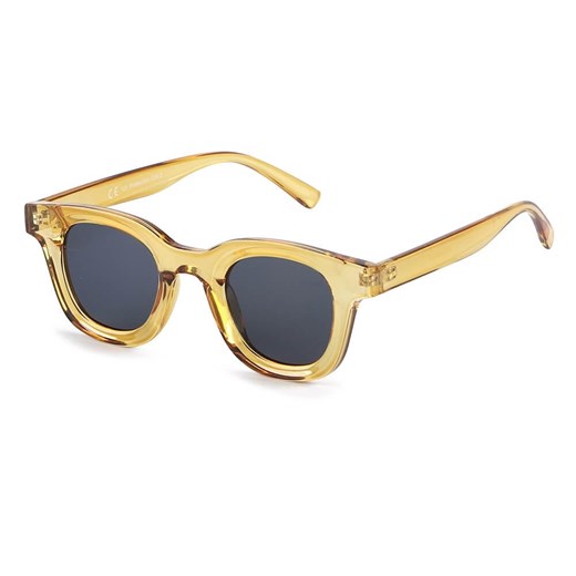 Słomkowe okulary przeciwsłoneczne z filtrem UV400 SVM-15C ze sklepu Stylion w kategorii Okulary przeciwsłoneczne damskie - zdjęcie 185963307