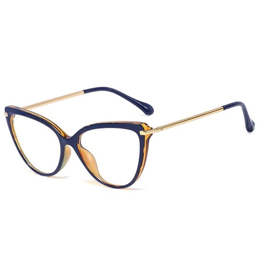 Okulary kocie do komputera damskie z filtrem BLUE Light zerówki 2563-1 ze sklepu Stylion w kategorii Okulary zerówki damskie - zdjęcie 185963329