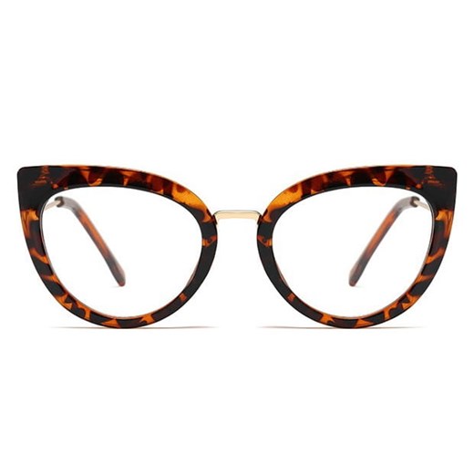 Okulary kocie do komputera damskie z filtrem BLUE Light zerówki 2570-2 ze sklepu Stylion w kategorii Okulary zerówki damskie - zdjęcie 185963335