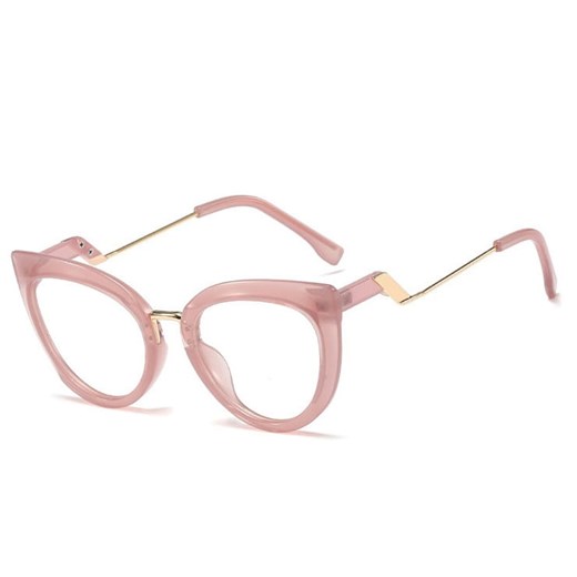 Okulary kocie do komputera damskie z filtrem BLUE Light zerówki 2570-3 ze sklepu Stylion w kategorii Okulary zerówki damskie - zdjęcie 185963336