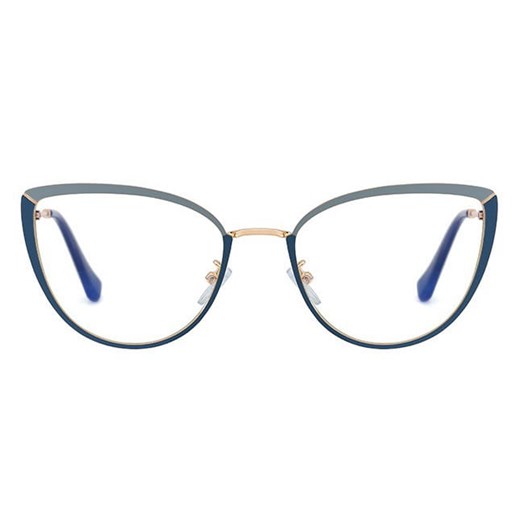 Okulary kocie do komputera damskie z filtrem BLUE Light zerówki 2583-4 ze sklepu Stylion w kategorii Okulary zerówki damskie - zdjęcie 185963345